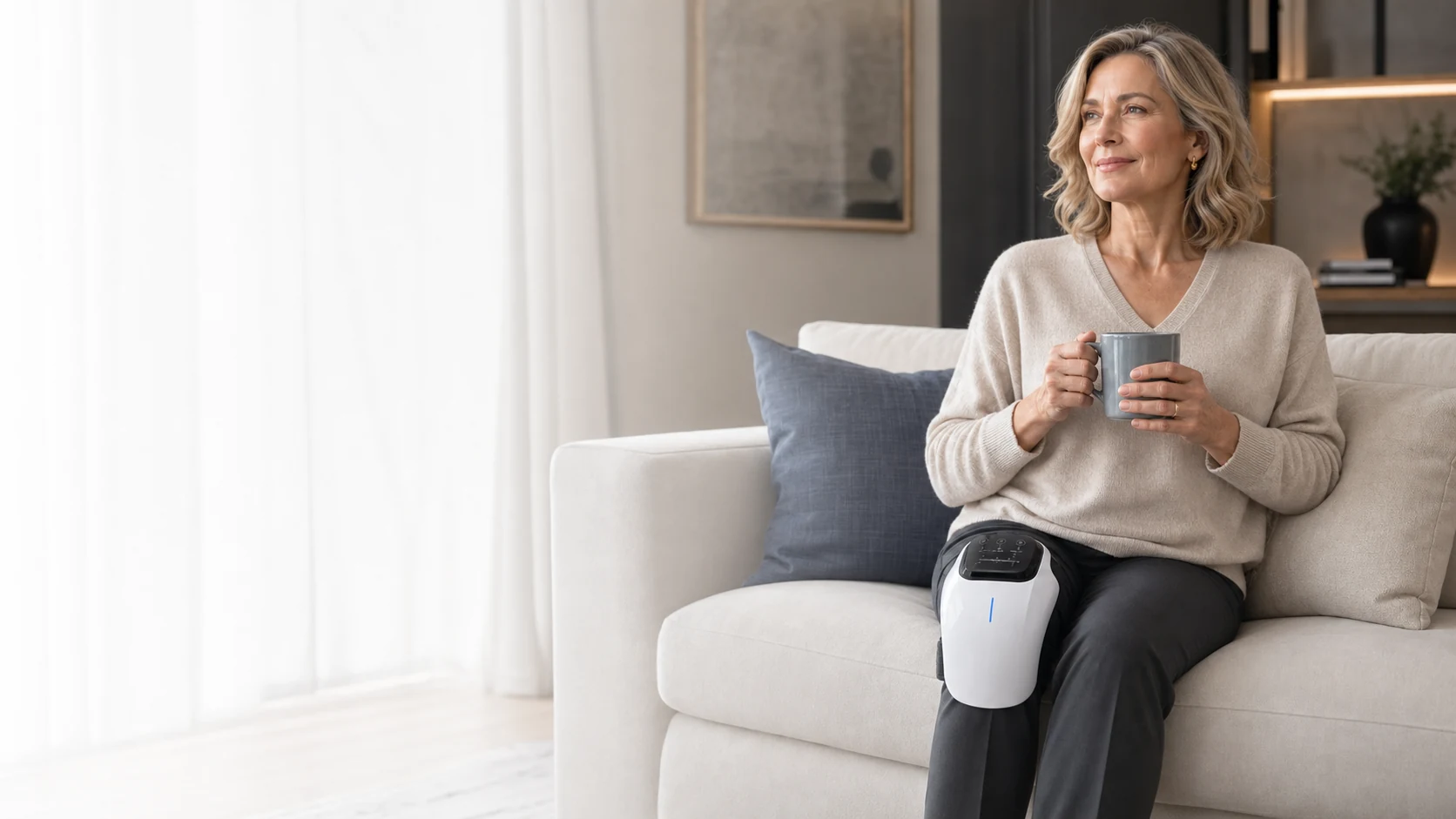 FlexiKnee smart knee comfort for daily home routines